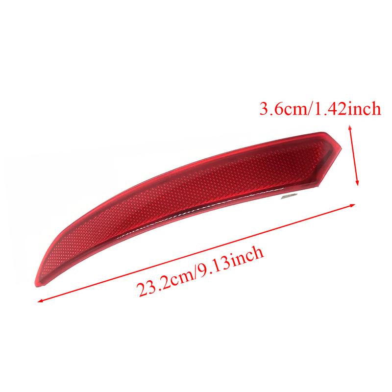2pc Rear Bumper Reflectors For BMW GT Series 5 F07 Gran Turismo 535i 535iX 550i 550iX 2010 201 2012 2013 63147199647 63147199648