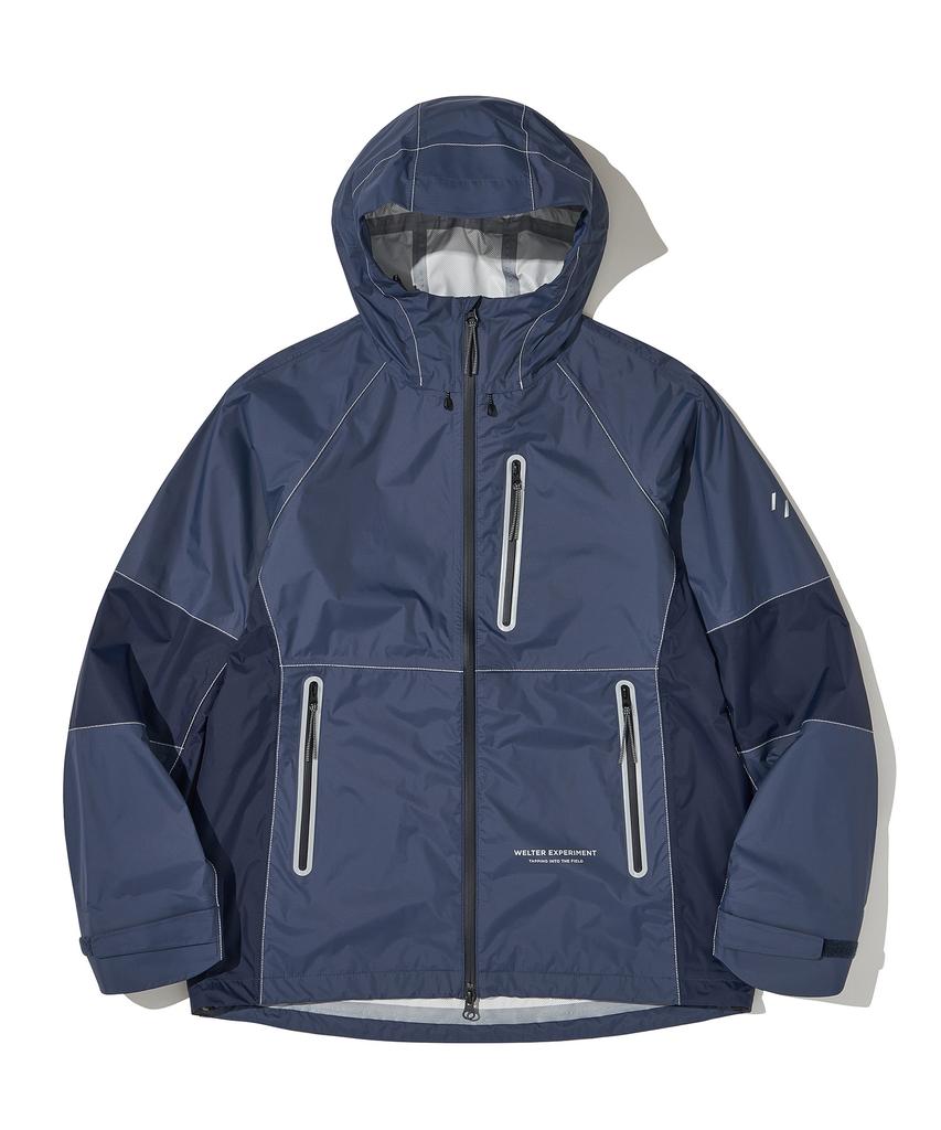 WELTER EXPERIMENT Mistral Pertex Shell Jacket Grayish Blue