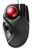 Проводная мышь ELECOM Trackball с большим шариком, 8 кнопок, функция наклона, черная M-HT1URBK