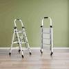 Indoor zigzag ladder, folding ladder, aluminum alloy pedals, mobile staircase, portable storage, multifunctional step ladder
