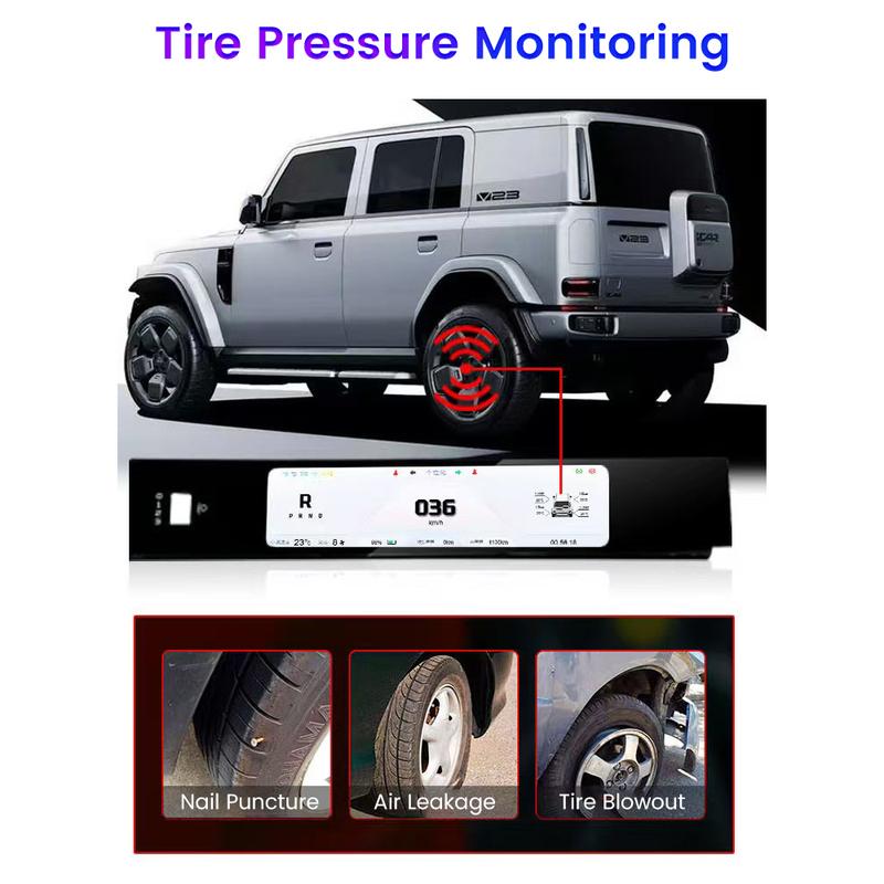 11.26 Inch Car LCD Digital Dashboard Cluster For Chery ICAR V23 301 401 501 2025+ Instrument Panel Speedometer Virtual Cockpit