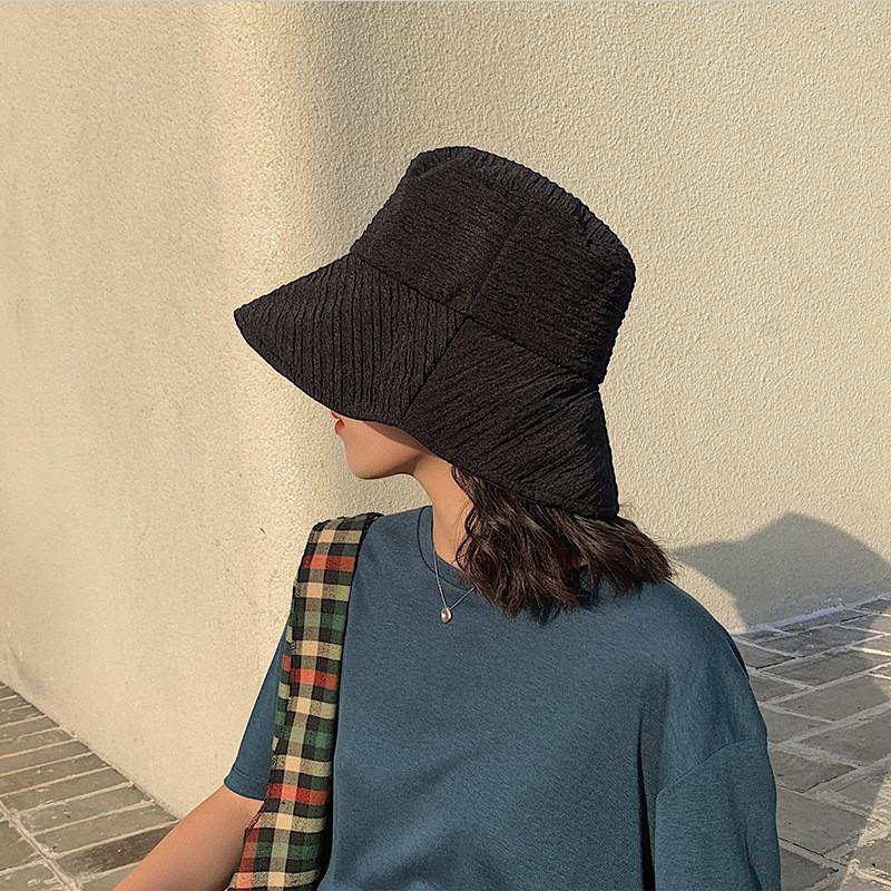 Трендовая бежевая шляпа рыбака для женщин в корейском стиле, повседневная, от солнца, дышащая, на все сезоны