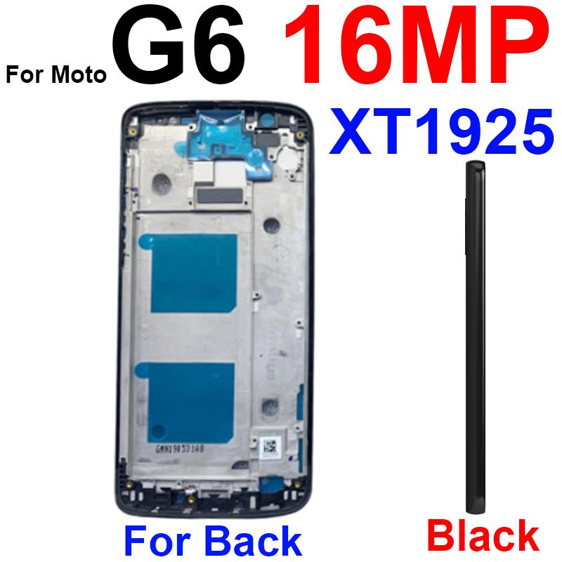 Middle Frame Housing For Motorola Moto G6 G6 Plus Middle Frame Cover Chassis Bezel Repair Parts