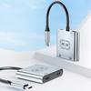 Двойной USB-C Адаптер для Зарядки AR-Очков, Хаб для AR-Очков, Бесшовный Хаб Быстрой Зарядки для Нескольких Устройств и Адаптер для Зарядки Switch PC