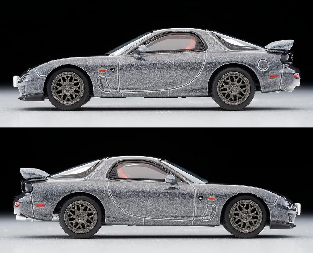 TOMYTEC Tomica Limited Vintage Neo 1/64 LV-N Era of Japanese Cars Vol. 16 Mazda RX-7 SPIRIT R Type A 2002 Gray Finished Model