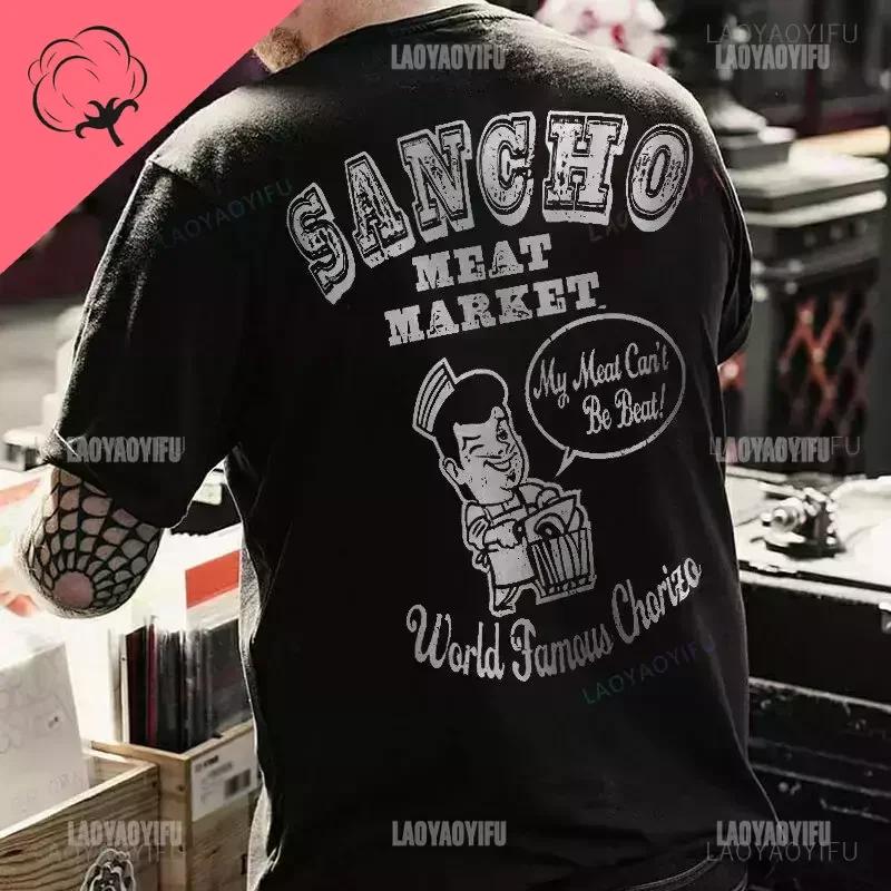 Готические футболки Harajuku Biker Skull Graphic T Shirts Men Fashion Trend Short Sleeve Tops Dark Punk Skulls Retro T Shirt Male Oversize Tee