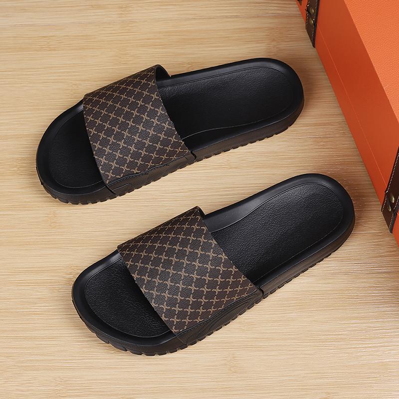 Genuine Mens Slipper for Men Eva Sole Slippers Walk Around Home Summer Man Slippers Luxury Summer Men's Sandals Slipers