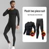 Men's Fleece-Lined Quick-Dry Sportswear Set for Training, Running, and Fitness