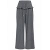 Shop   Women S elaStic Tie Pocket Frill Wide pantS Beige Ntt Wpt260130 Beige