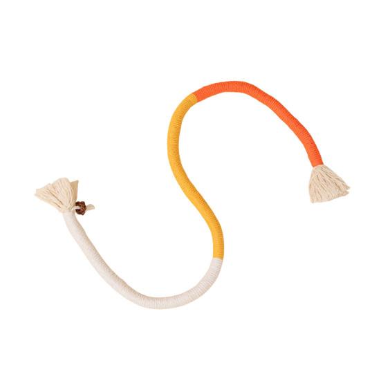 Кошачья жевательная веревочная игрушка Хлопковая веревка Игрушка для прорезывания зубов котенка с кошачьей мятой Интерактивная