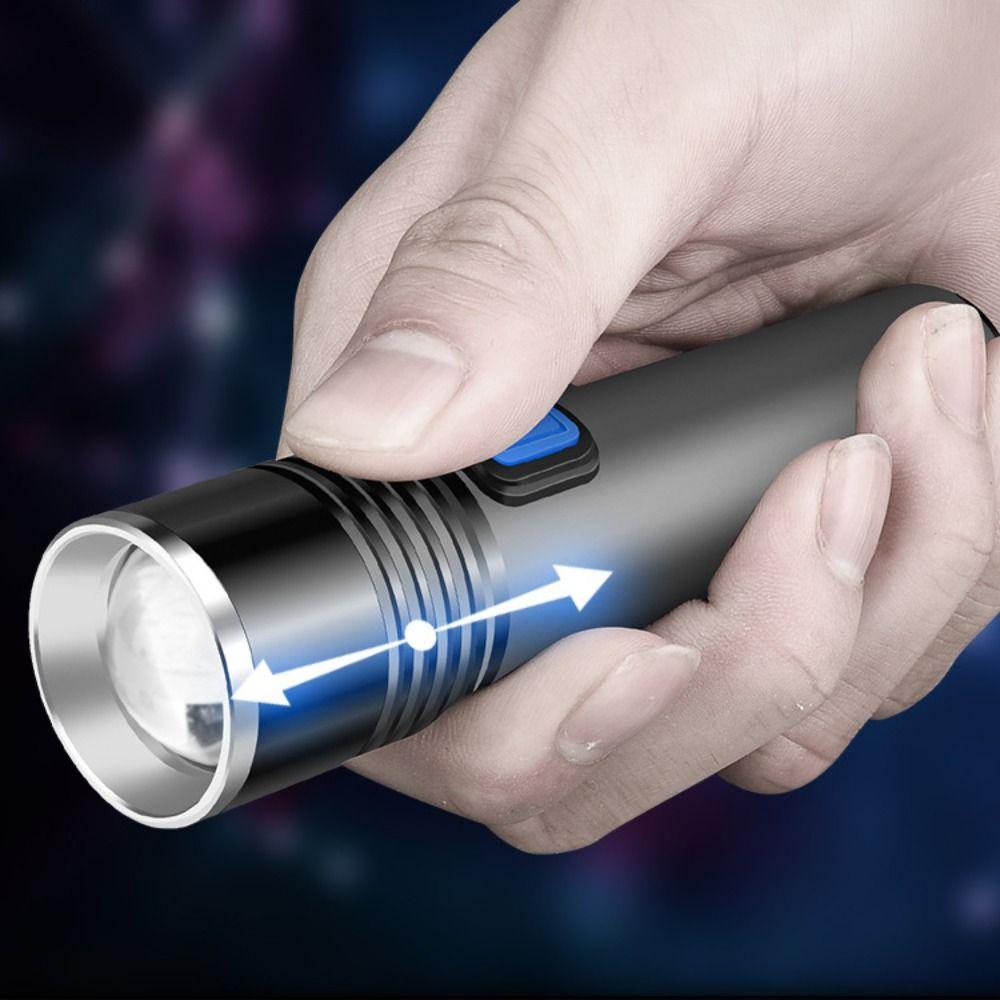 395nm UV Flashlight Zoomable Ultra Violet Light Torch Anti-counterfeiting
