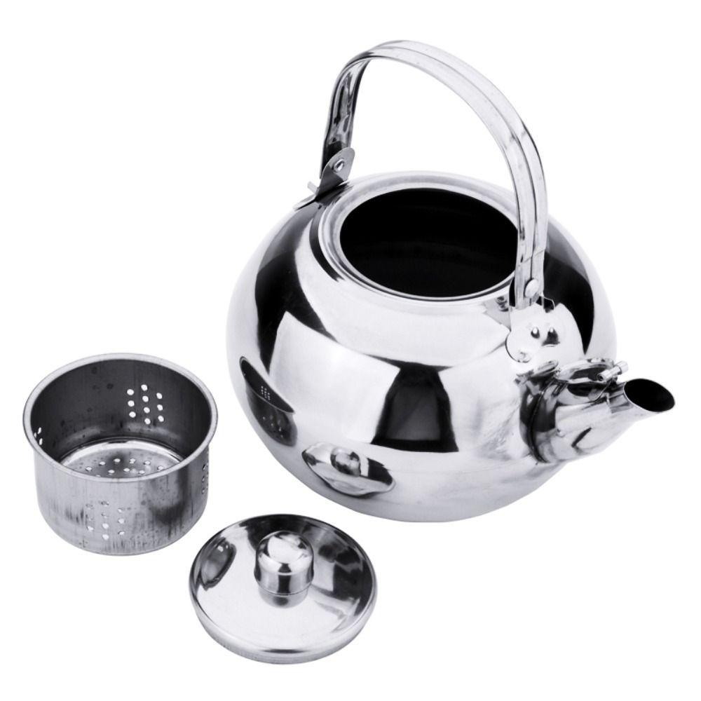 Large Capacity Coffee Kettle Stainless Steel Teapot Portable Water Kettles  Home Office