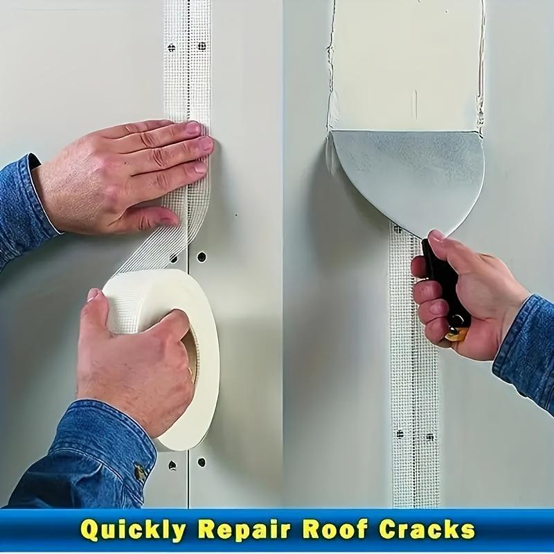 1 рулонная лента для швов на гипсокартоне, самоклеящаяся сетчатая лента из стекловолокна, сетчатая лента для гипсокартона для ремонта трещин в стенах, шифере и потолках