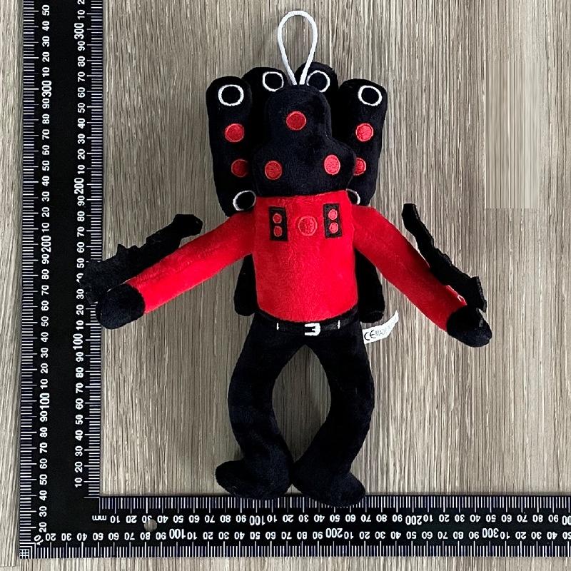 30 см Skibidi Туалет Мягкая плюшевая игрушка Монитор ТВ Фаршированные куклы Шутки игры Реквизит Забавный подарок