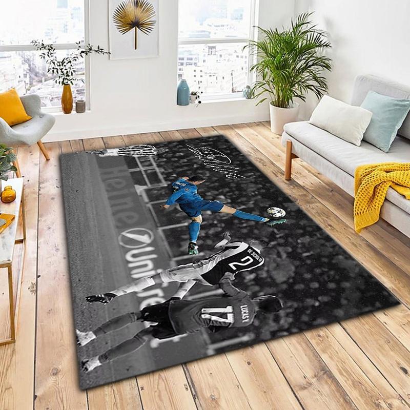 Cristiano Ronaldo Celebrates Glory Carpet Floor Mats Living Room And Bedroom Mats Office Chair Cushion Protective Pad Dormitory Decoration