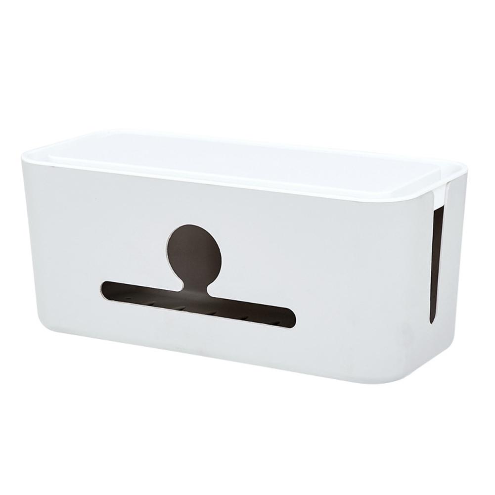 Power Cord Plug Board Storage Box Charger Computer Power Plug-in Cable Storage Box