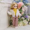 30CM Mini Movable 12Jointed Doll Girls Toy 3D Big Eyes BJD Princess Full Outfits Dresses Collection Childrens Doll Gift