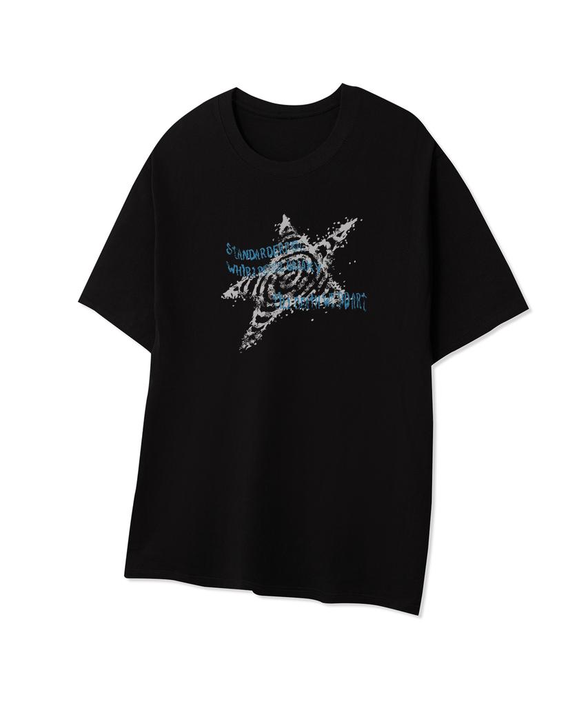 STANDARDERROR 87-Stan332 Галактический Сбой Звездная Трещина Однотонная Футболка с Коротким Рукавом (2 цвета)
