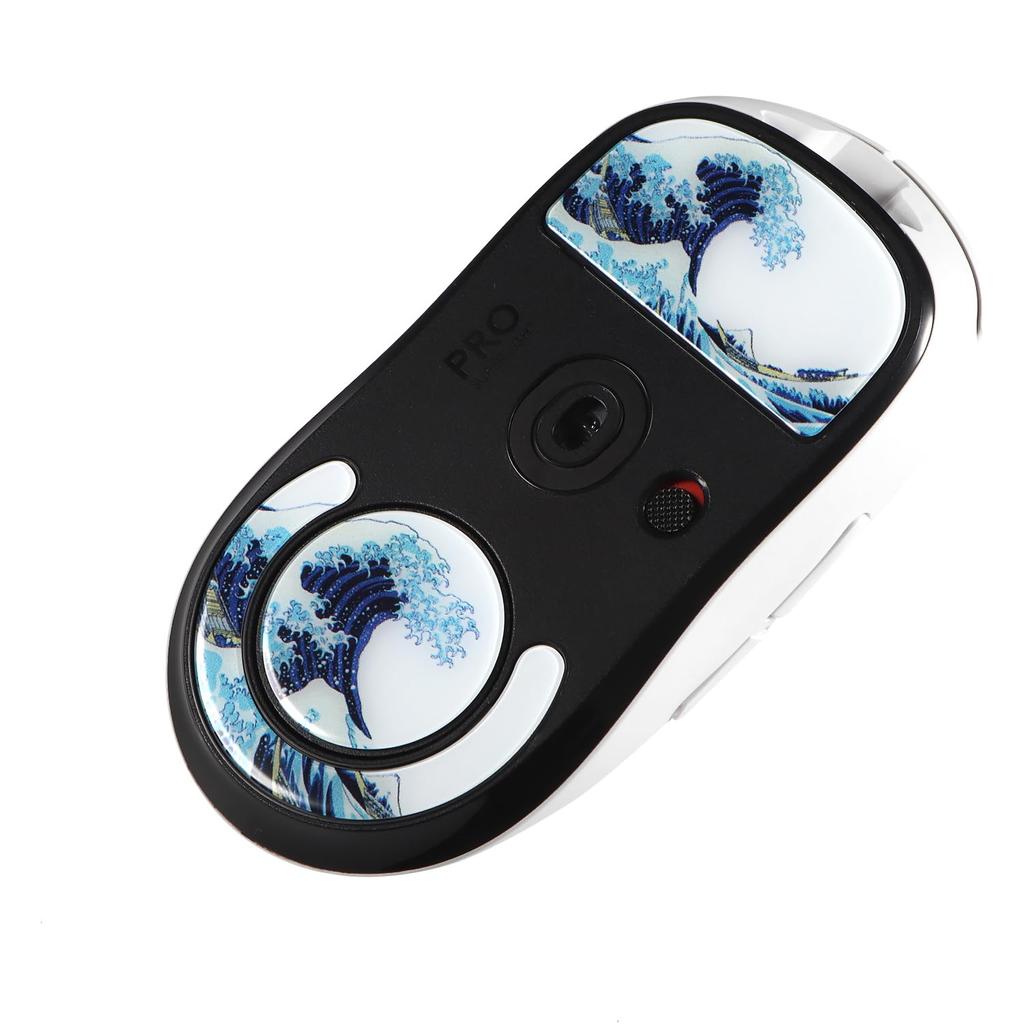 Подошва для мыши IMMOENUC G PRO X SUPERLIGHT Стеклянный коврик для беспроводной мыши Высокая прочность Низкое трение (белый)