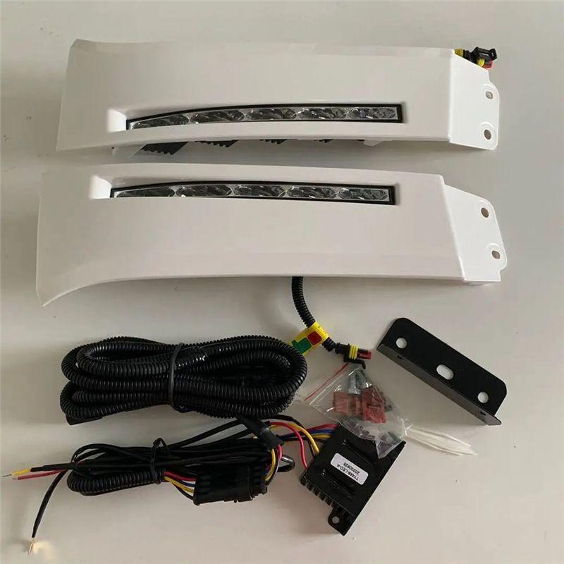 НОВЫЙ-2 шт. 12 В Автомобильный светодиодный дневной ходовой свет для Toyota Sequoia 2007 -2013 DRL Белые противотуманные фары