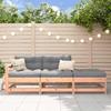 VidaXL Garden Lounge Set 3 Pcs with Cushions Solid Douglas Wood, Lounge Set, Outdoor Lounge Set, Set of 825602