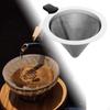Coffee Cone Strainer Pour Over Maker Mesh Filters Portable with Collapsible Holders