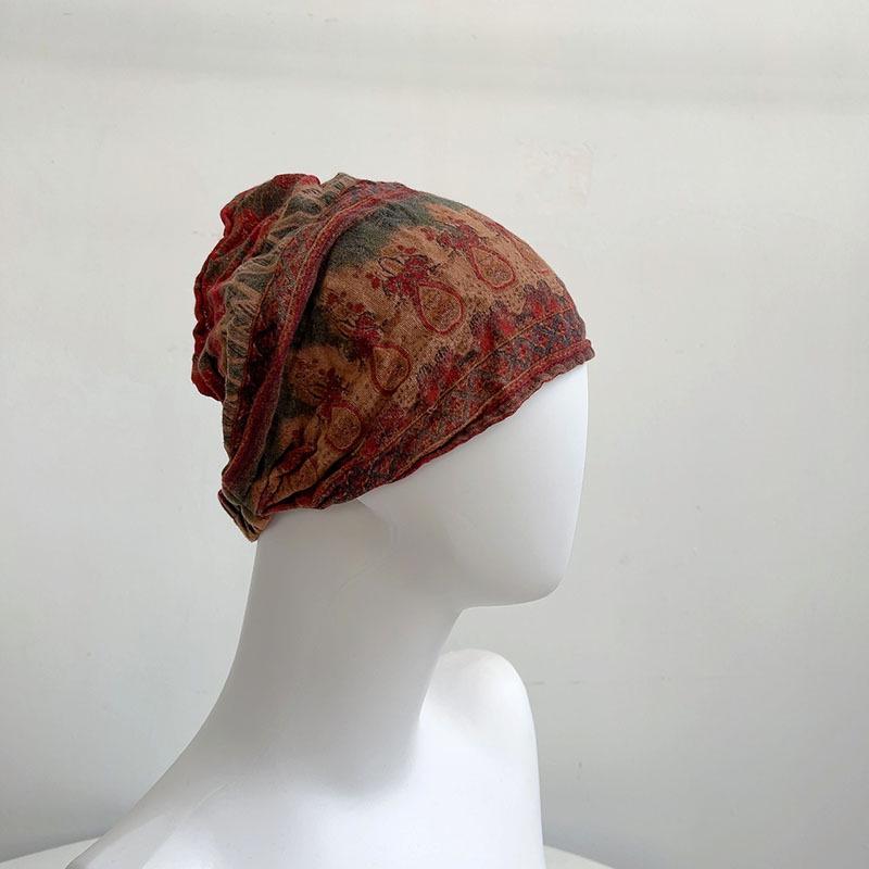 Шелковый треугольный шарф в стиле ретро - тонкий летний женский аксессуар для шеи