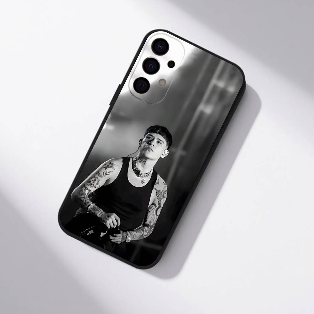 J-Junior H $AD BOYZ 4 LIFE Для Samsung S25,S24,S21,S22,S23,S30,Ultra,S20,Plus,Fe,Lite,5G Черный Чехол для Телефона