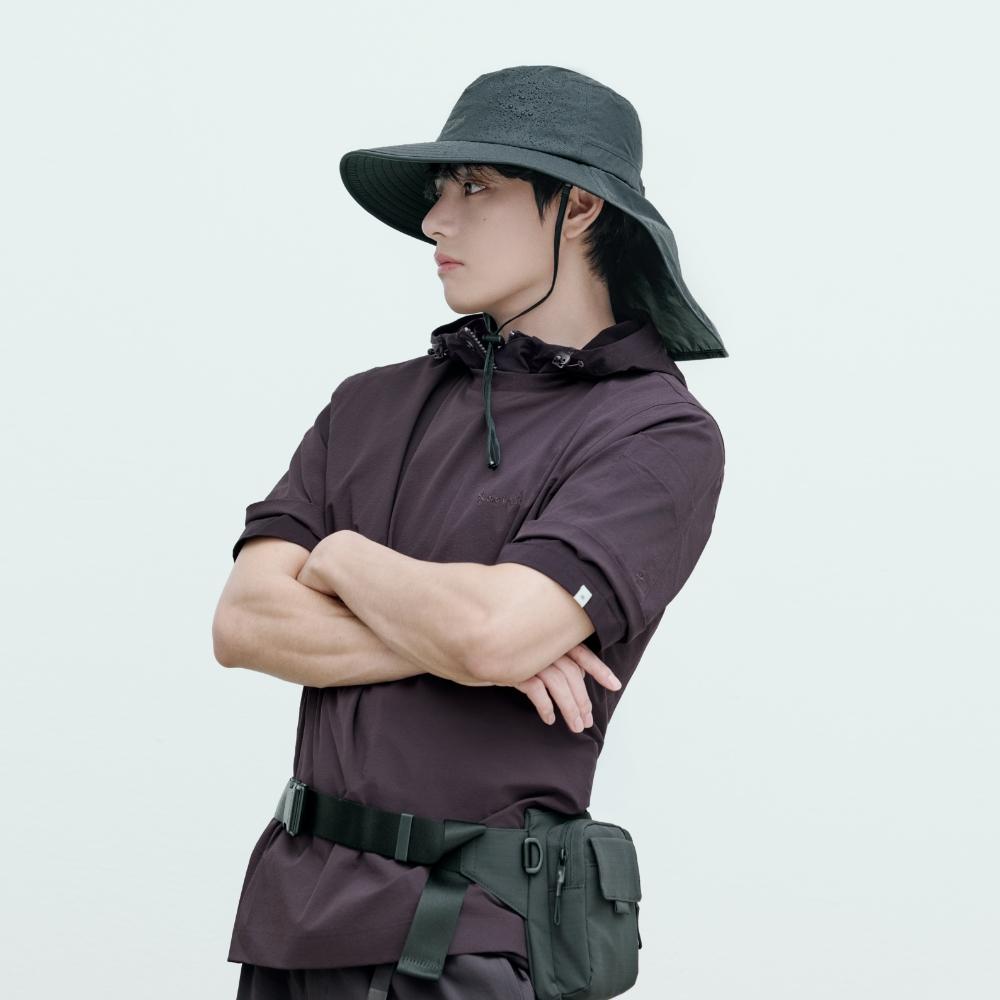 [Snowpeak] Lightweight CORDURA Short-Sleeve T-shirt Wine (S26MMPTS04)