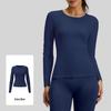 Women's Slim-Fit Long-Sleeve Yoga and Running Top