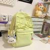 Girls Mini Backpack Nylon Drawstring With Bow For School And Travel