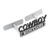 COWBOY EDITION COOL Car 3D Metal Front Hood Grille Emblem Badge Decal Sticker Auto Pickup Tail Trunk Body Styling Accessories