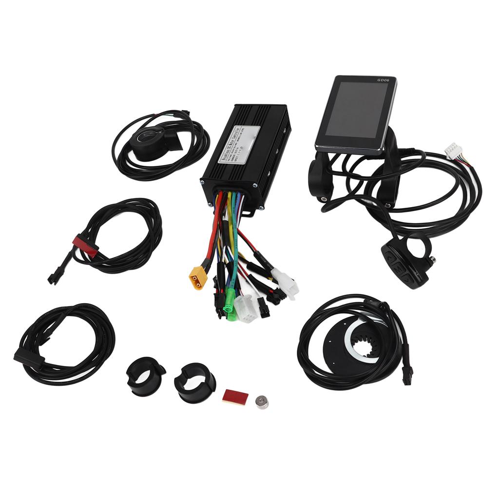 Electric Bike Bicycle Scooter 24V 36V 48V 26A 3 Mode Controller GD06 Display Set with Power Assist Sensor 130x Thumb
