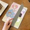 For iPad Pro12.9 Pro 11 2022/21New Cute Cat Sticker Silicone Full Cover Flat Protective Case Air Bag Tri-fold Air4/510.9 Air3 10.5 With Pencil Holder