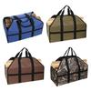 Heavy Duty Firewood Carring Tool Tote Bags Fireplace Wood Log Carrier Holder