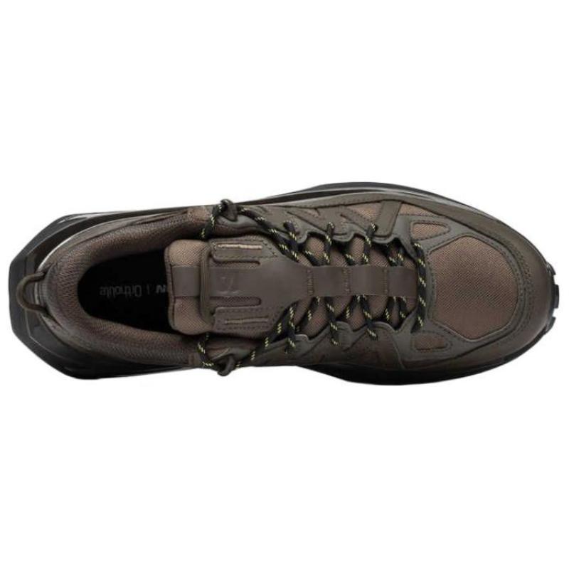 SALOMON ODYSSEY ELMT Износостойкие, дышащие, легкие низкие повседневные кроссовки унисекс коричневые кроссовки 476757