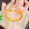 Broken Gold Ball Striped Bracelet, New Chinese Retro Guochao Bracelet, Light Luxury and Versatile Temperament Jewelry