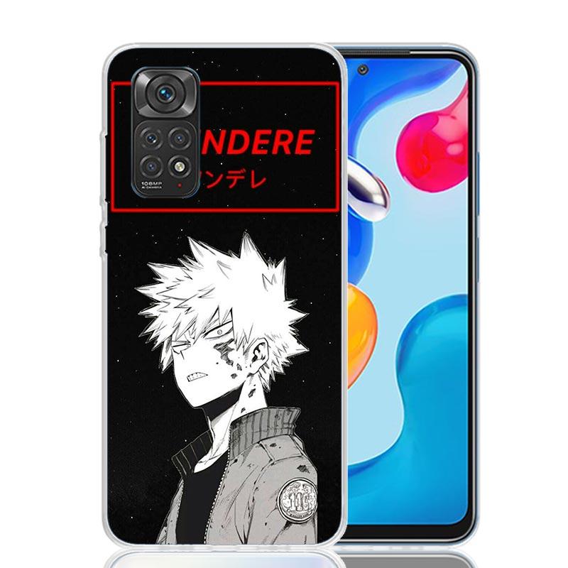 My Hero MHA Bakugou Katsuki Phone Case For Xiaomi Redmi Note 15 14 13 12S 12 Pro Plus 11S 11E 11 11T 10S 10 Art Soft Pattern Cov