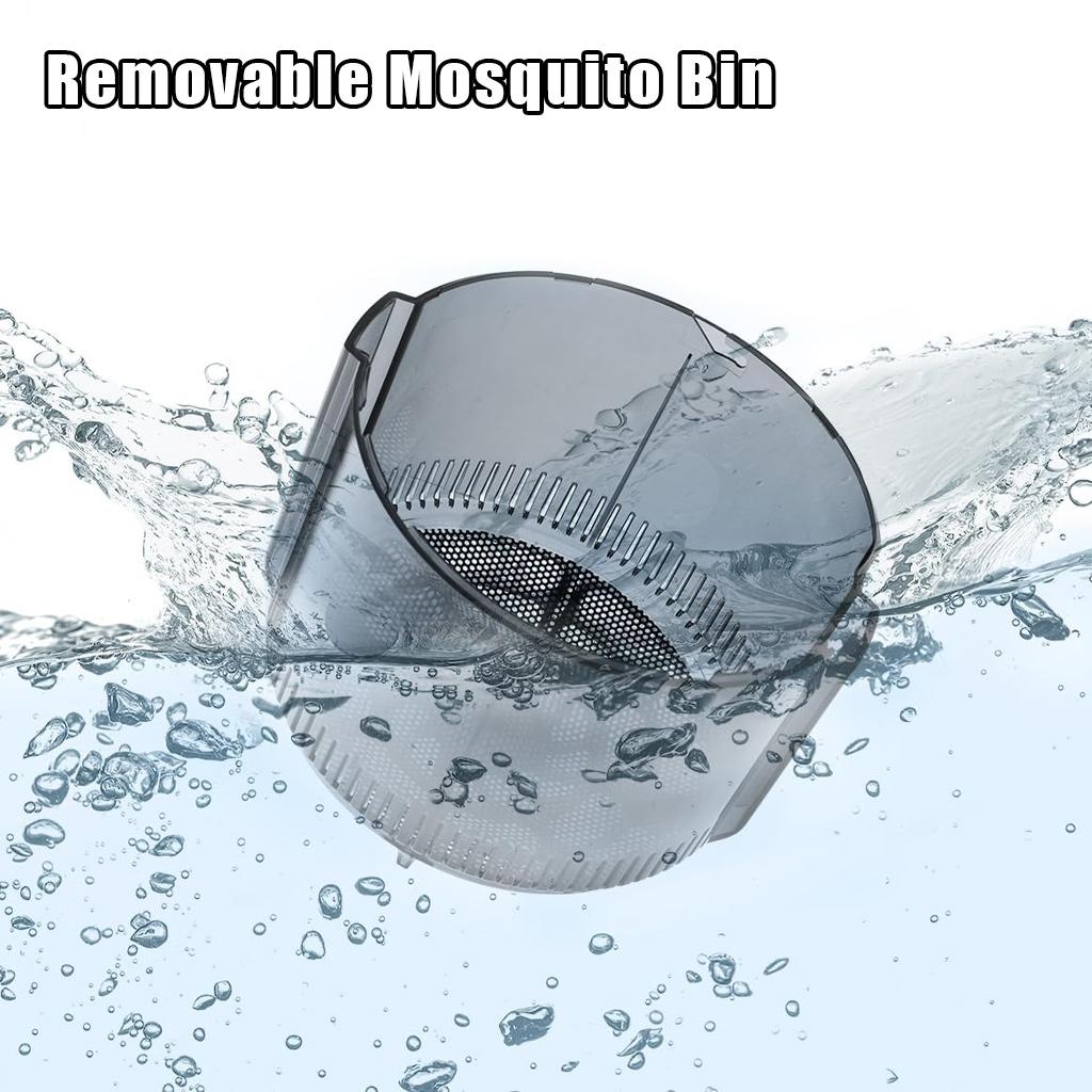 UV Light Bug Trap Indoor Mosquito Killer Light Fly Catcher with 2000 RPM Fan USB Quiet Insect Trap Washable Bin Safe for Home