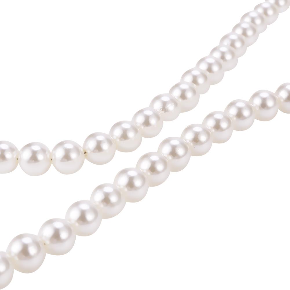 AU Pearl Strap for Handbag Purse Belt Handle Replacement Chain Women Shoulder St