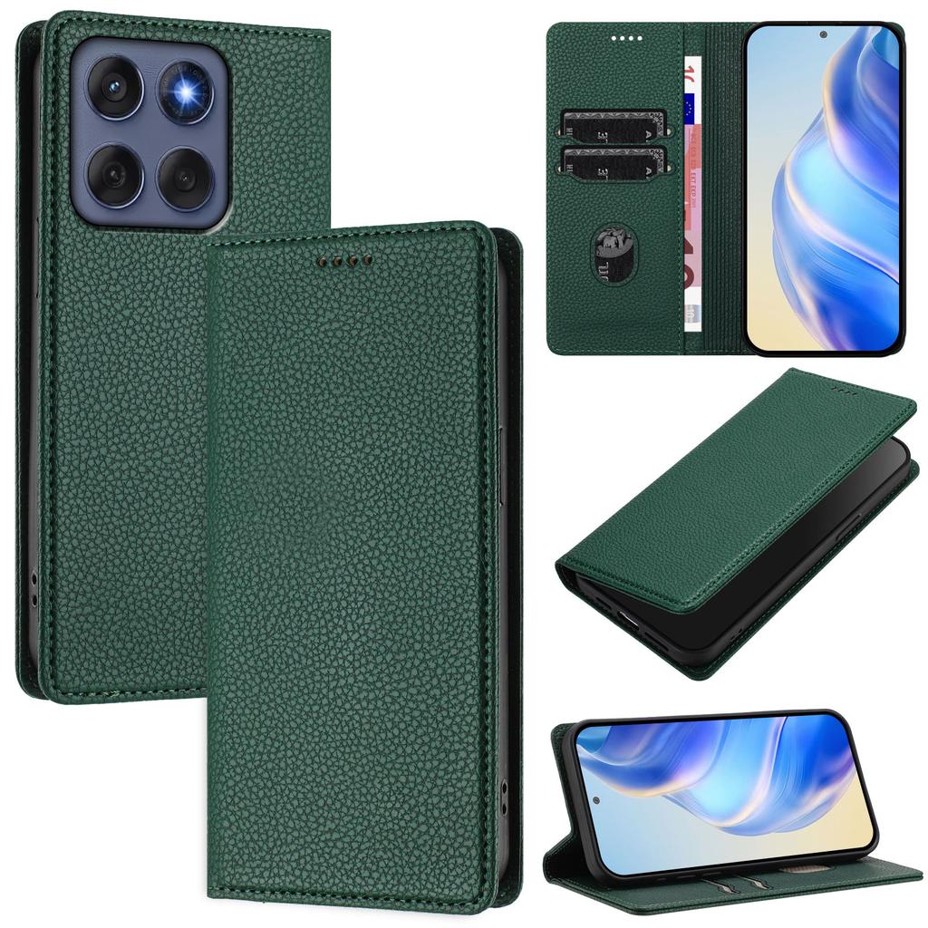 For Motorola Edge 60 Fusion 5G Wallet Case RFID Blocking Litchi Texture Leather Mobile Cover