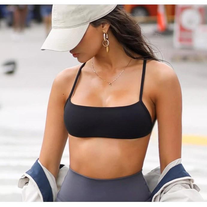 Women's Padded Sports Bra - Stylish Support for Running, Yoga & Training