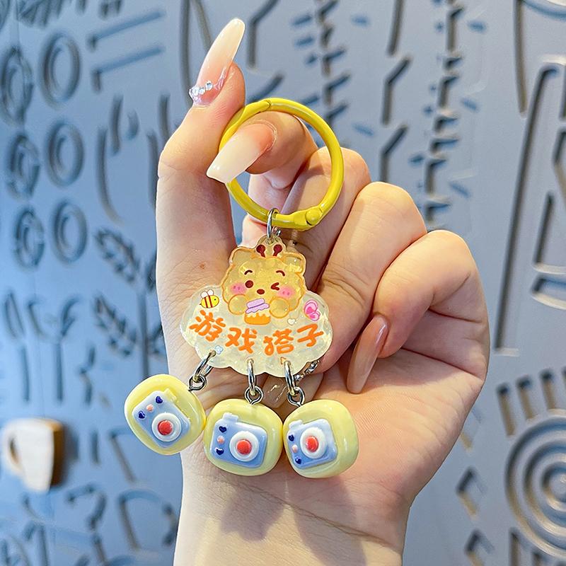 Мультяшный кавайный красочный колокольчик брелок кукла брелок милые брелки мальчики подарки на день рождения