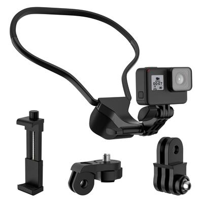 Держатель для смартфона на шею ATiC для Gopro Крепление на шею для смартфона Gopro Крепление для камеры на шею для экшн-камеры Регулируемое крепление