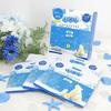 Cool Eye Masks, "Nagara COOL" Eye Masks, 6 Masks X 5 Boxes, Open Eye Coverage (3 Masks Per Box: Pure Soap Scent, 3 Masks Per Box: Citrus Soap Scent),