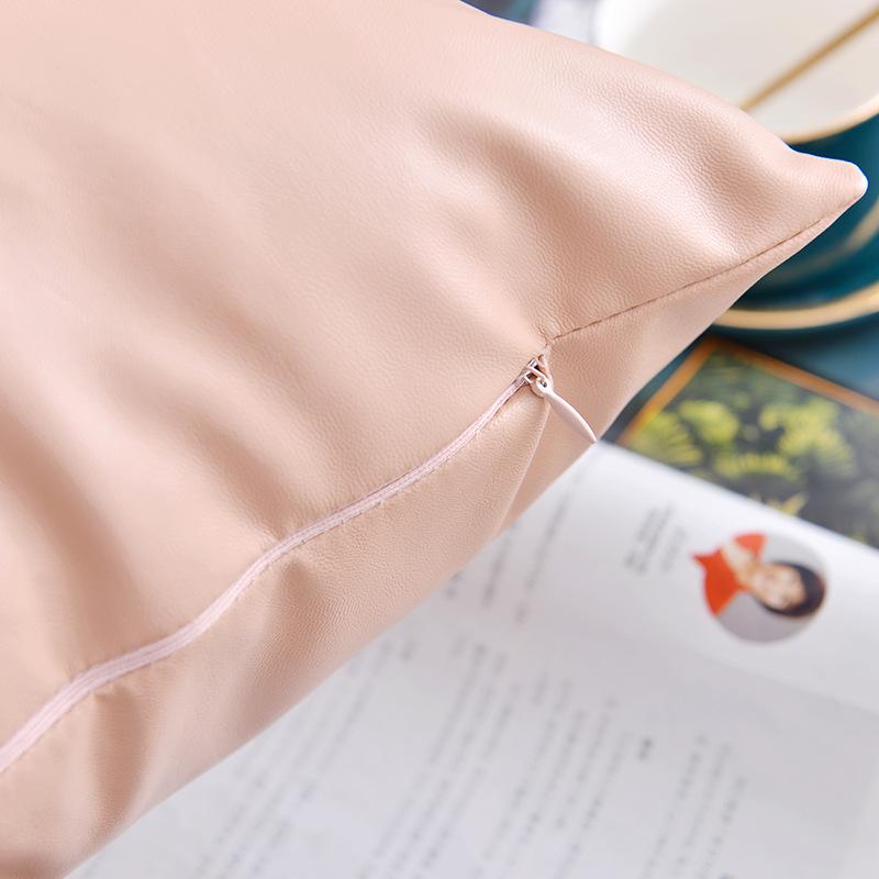 1 шт. Современные чехлы для подушек из искусственной кожи для гостиной, спальни, дивана, автомобиля и домашнего декора, прочная подушка