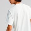 Puma Футболка с круглым вырезом и буквенным принтом, короткий рукав, унисекс, футболки Puma-White 630324-02