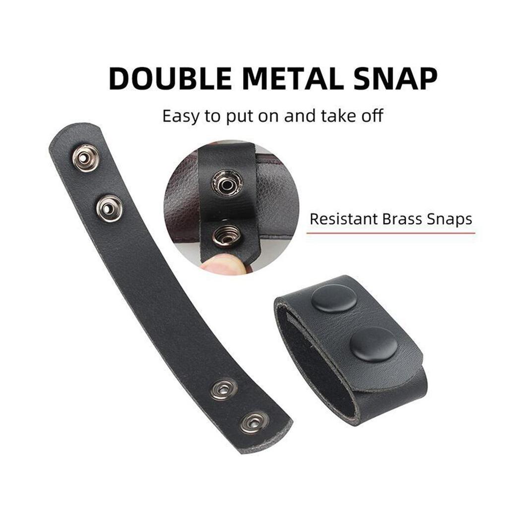 Reliable Leather Duty Belt Keeper Stop Slipping and Secure Webbing Hold