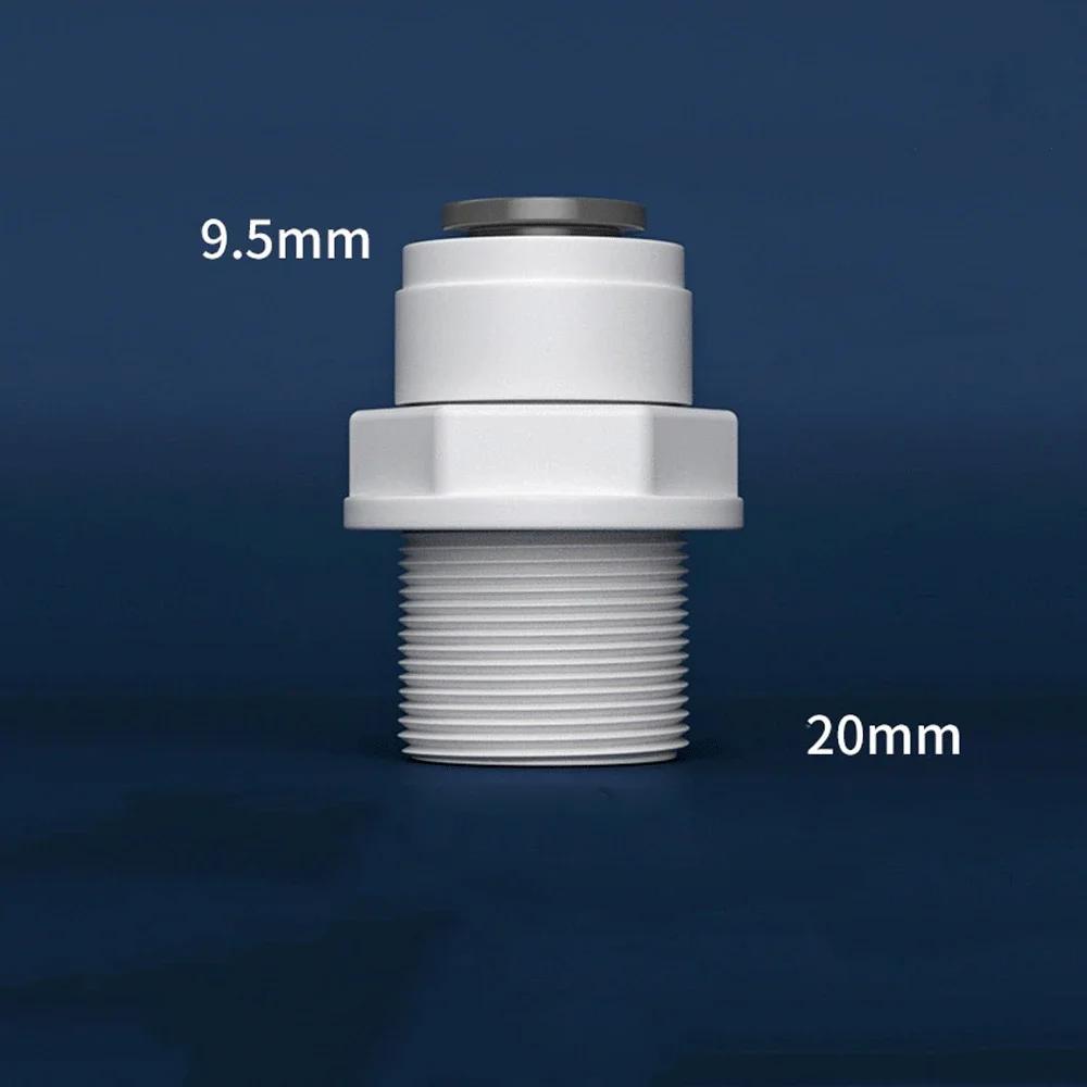 Тройник редукционный 3/8" 1/4" на 3 выхода, пищевой POM, быстроразъемный соединитель для аквариума, системы фильтрации воды RO, системы обратного осмоса