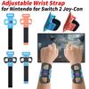 2 шт. Регулируемый танцевальный ремешок для Switch 2 Joy-Con, игровой браслет-ремешок на запястье, эластичная лента на запястье, браслет, подходит для Just Dance